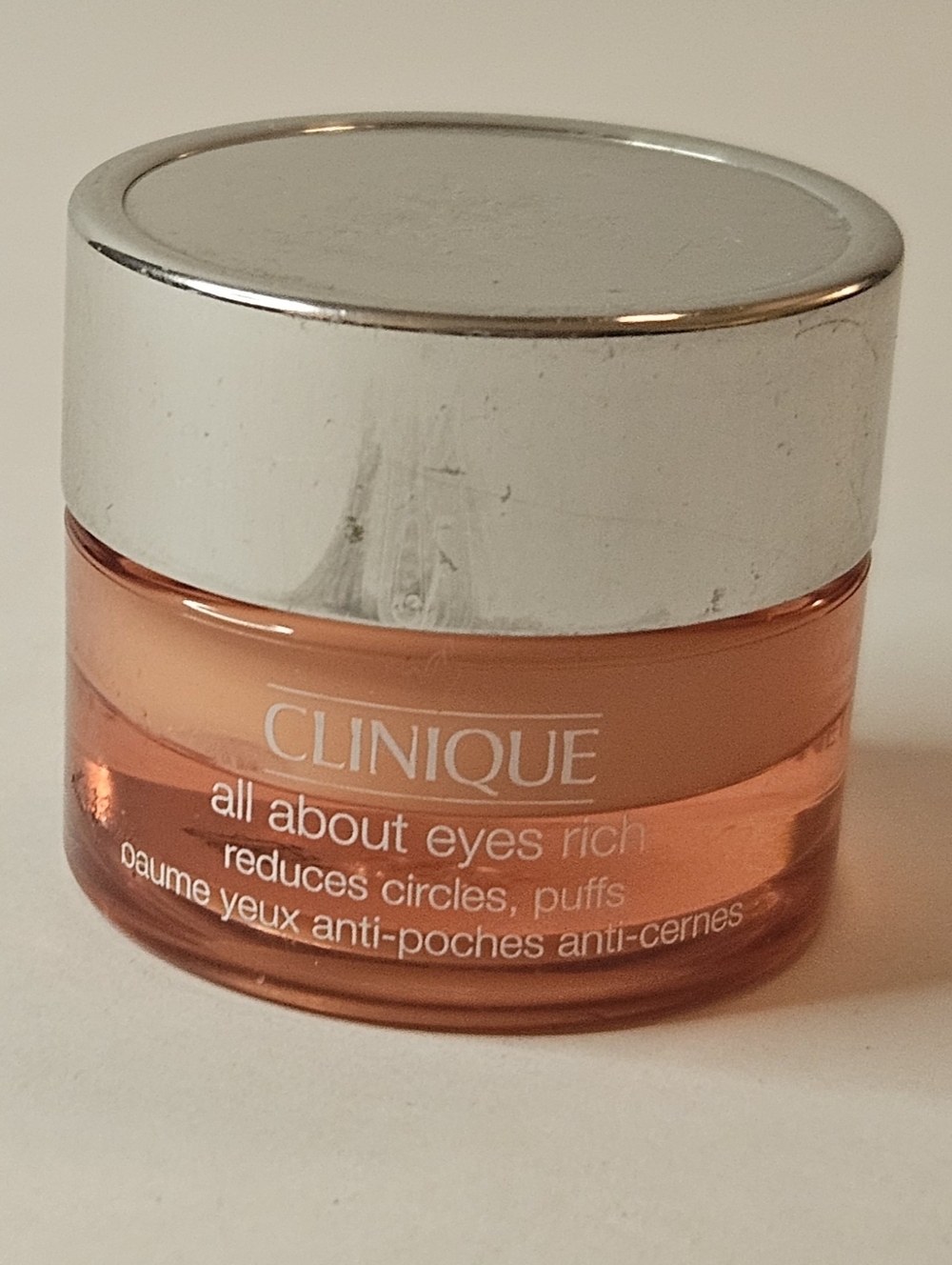 Clinique All About Eyes Rich - .21oz New Old Stock - "Reduces Circles, Puffs"